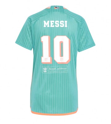 Inter Miami Lionel Messi #10 Tercera Equipación Mujer 2024-25 Manga Corta